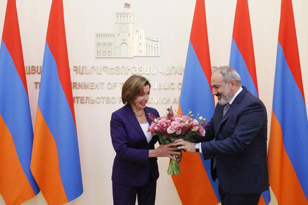 US Speaker of the House Nancy Pelosi visits Armenia