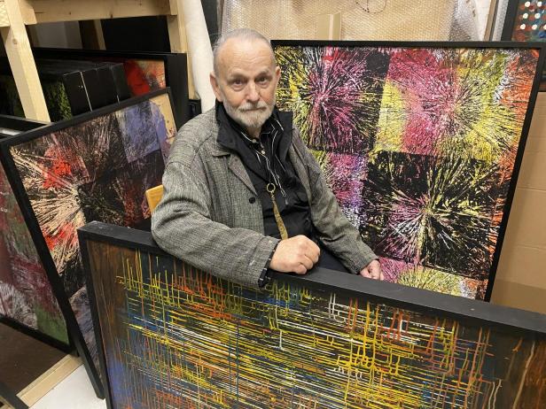 75 Jahre der Farben und Formen: Künstler Wolfgang Denk blickt auf sein Lebenswerk