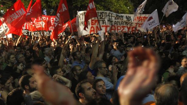 Griechenlands Journalisten senden trotzdem