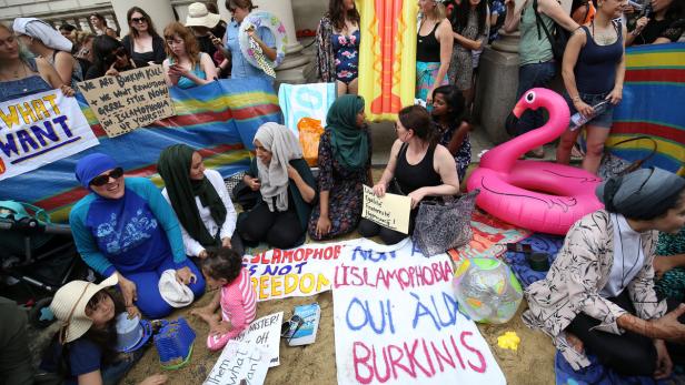 Proteste gegen Burkini-Verbot in Frankreich