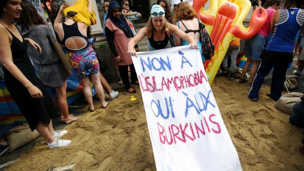 Proteste gegen Burkini-Verbot in Frankreich