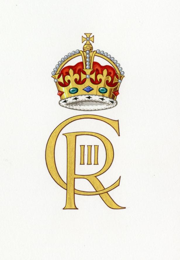 So sieht das neue Monogramm von König Charles III aus