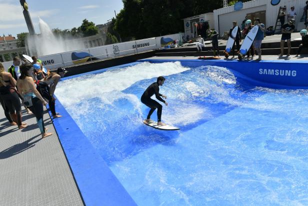 "Flying Fox": Anflug auf den Donaukanal