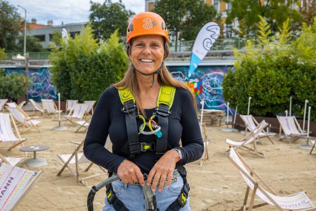 "Flying Fox": Anflug auf den Donaukanal