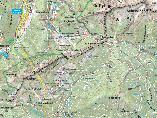 Wandern im Nationalpark Gesäuse