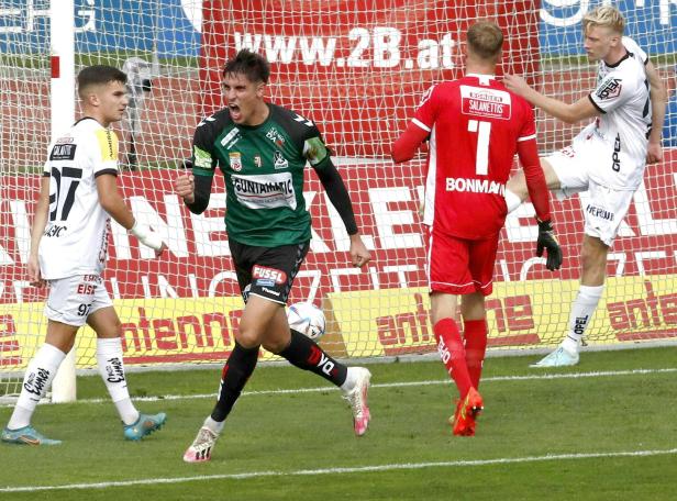 2:1 gegen die WSG: Sturm sichert Platz zwei ab