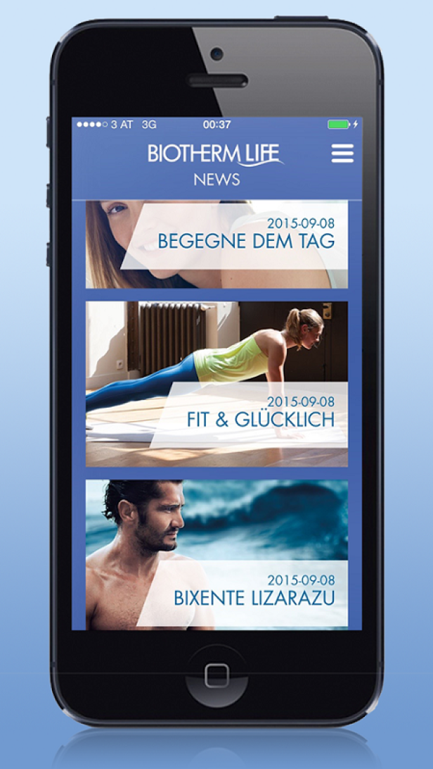 Biotherm-App matcht Marke mit Partnern