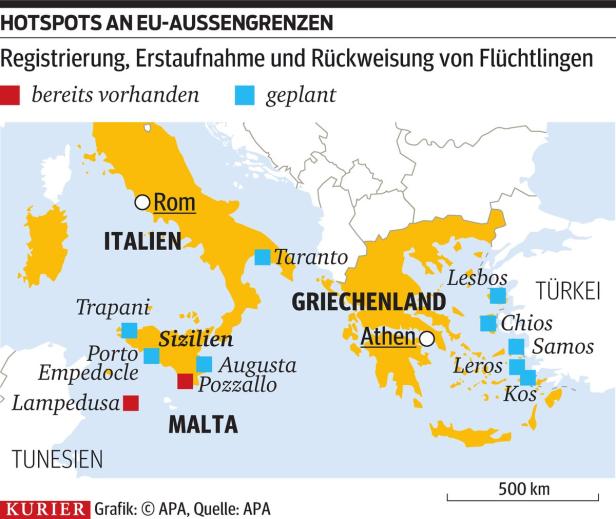 Lesbos: Faymann mit Tsipras bei Hotspots für Flüchtlinge