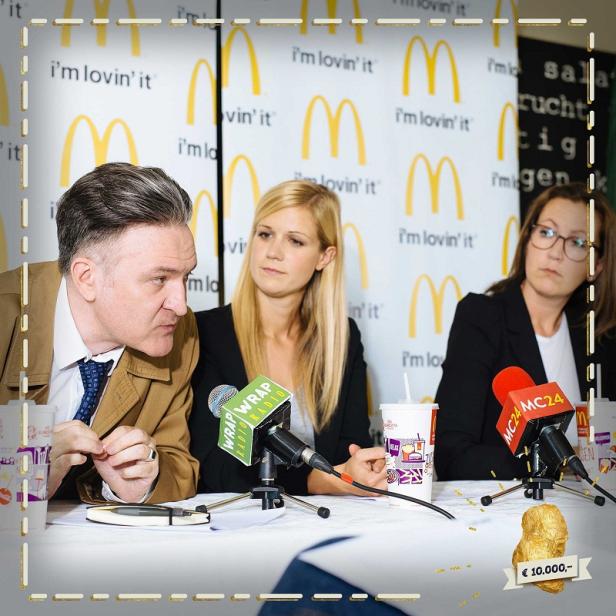 McDonald's vergrub goldenes McNugget