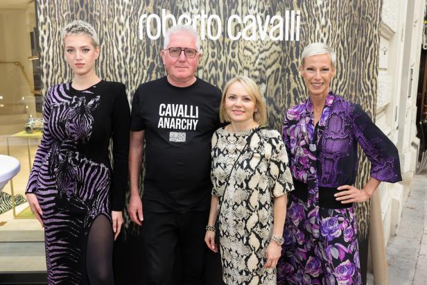 Cavalli will wieder durchstarten: Shop-Eröffnung in Wien