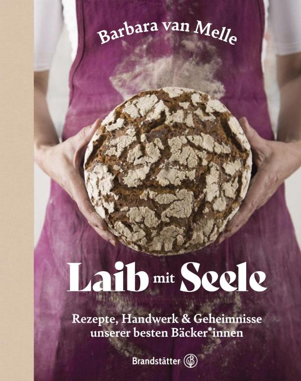 Das Cover des Buches „Laib mit Seele“ von Barbara van Melle zeigt ein Brotlaib.