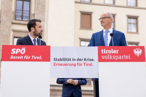 Tiroler Regierung: Schwarz-rotes Programm mit Fragezeichen