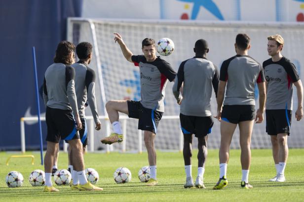 FC Barcelona training session