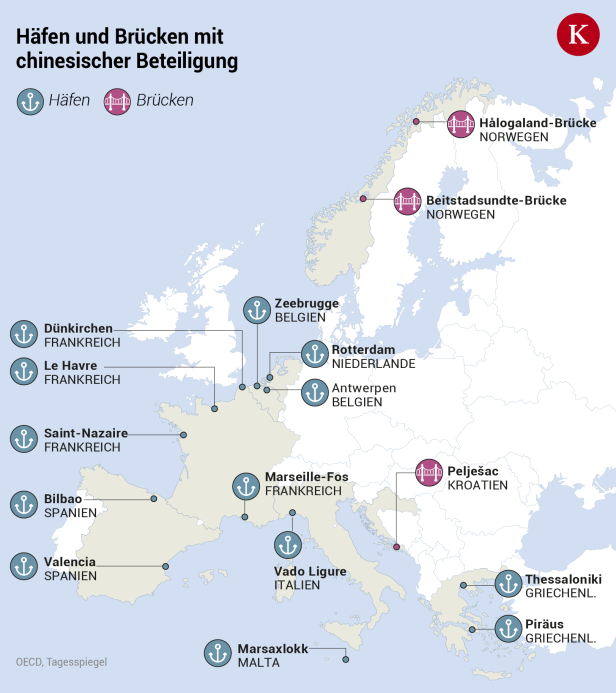 Von Hamburg bis Piräus: Europas Häfen in chinesischer Hand