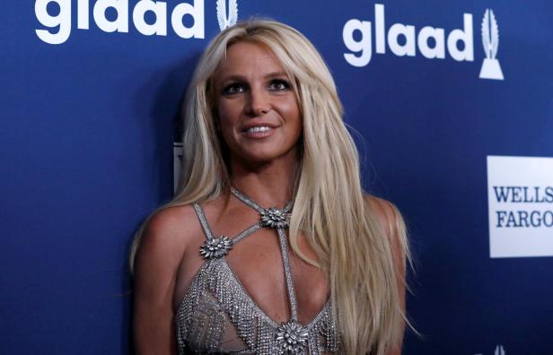 FILE PHOTO: Singer Spears poses at the 29th Annual GLAAD Media Awards in Beverly Hills