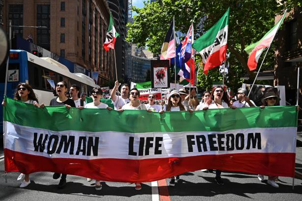 Freedom Rally for Iranian Women in Sydney, Australia