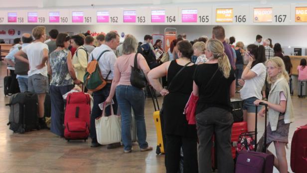 Chaos wegen IT-Problemen am Flughafen Wien