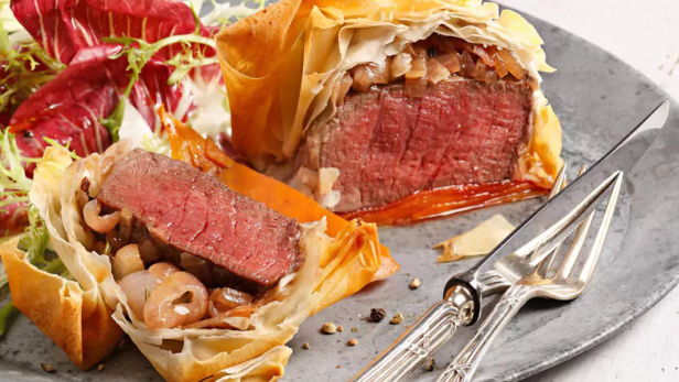Rinderfilet im Filoteig.