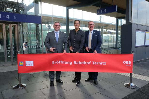 47 Millionen Euro teuer: Neuer Ternitzer Bahnhof eröffnet