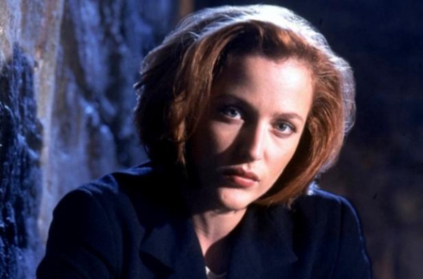 Gillian Anderson als Dana Scully in der Fernsehserie „Akte X“.