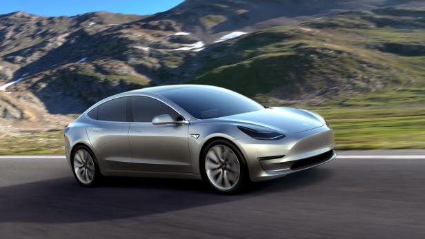 Tesla unveils Model 3 Vorbestellungen für "Model 3" bei über 10 Mrd. Dollar