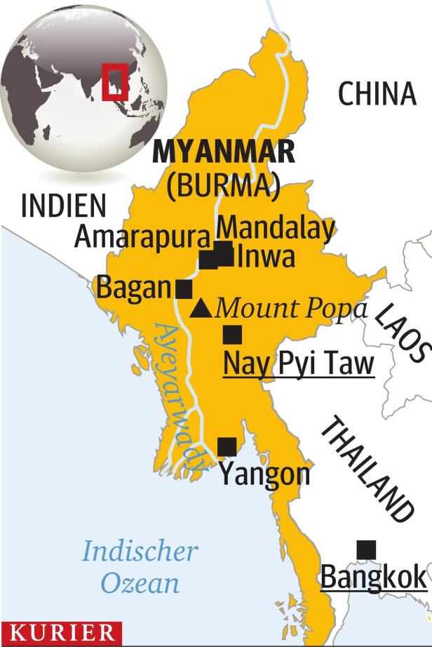 Barfuß durch Myanmar