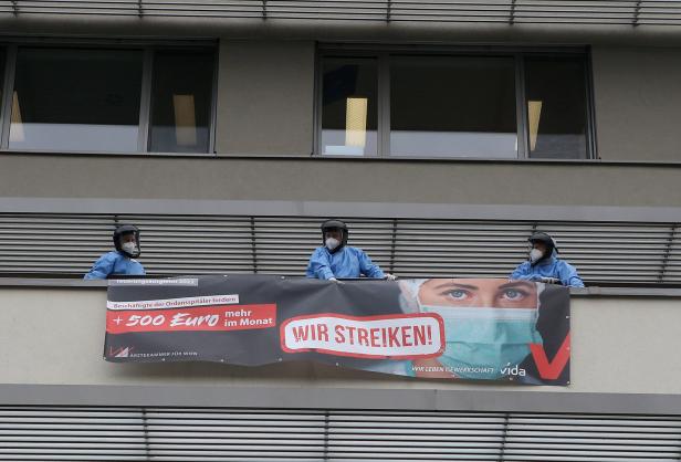 Streik in den Wiener Ordensspitälern: "Wir sind bei Alarmstufe rot"