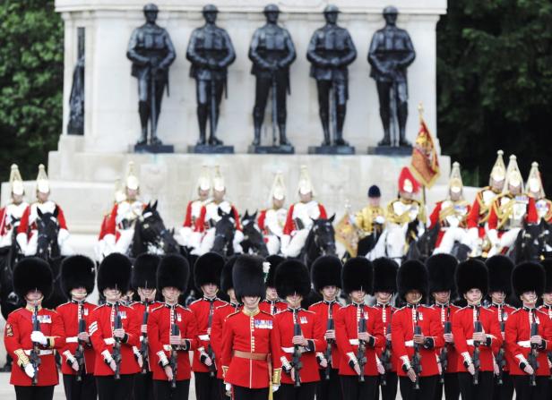 "Trooping the Colour" ohne Prinz Philip
