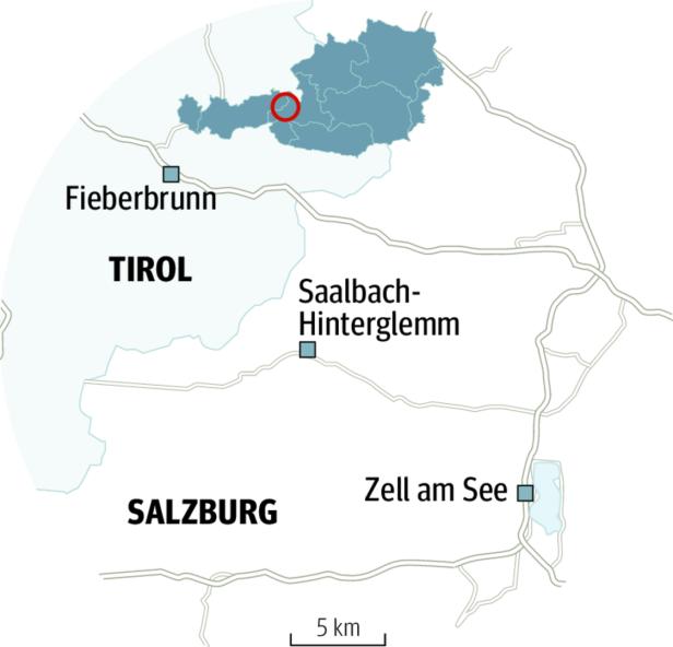 Eine Skisafari von Salzburg bis Tirol