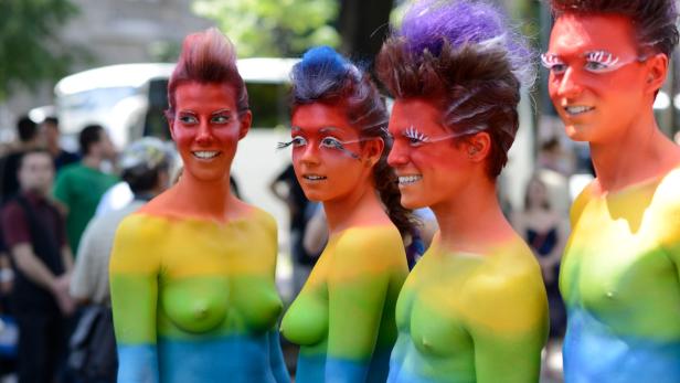 Eindrücke von der 18. Regenbogenparade