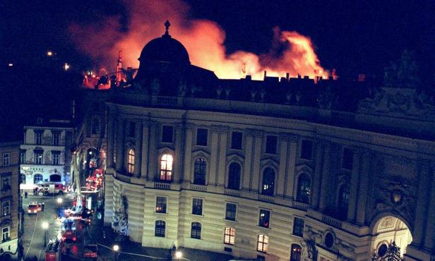 Der Brand der Hofburg