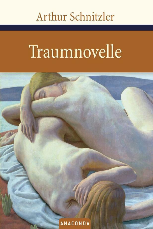 Das Cover von Arthur Schnitzlers „Traumnovelle“ zeigt zwei liegende, unbekleidete Frauen.