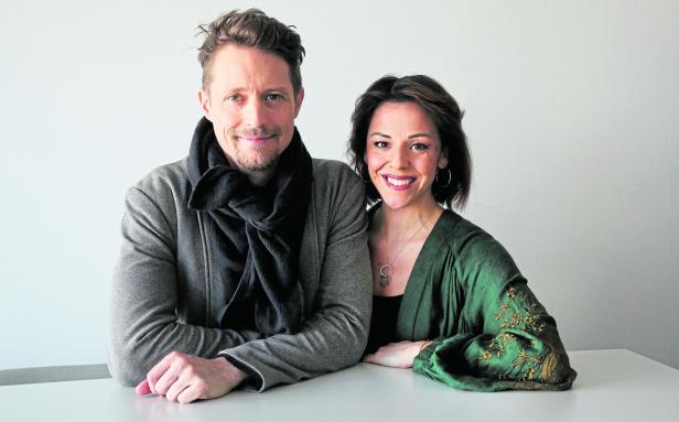 Lukas Perman und  Marjan Shaki