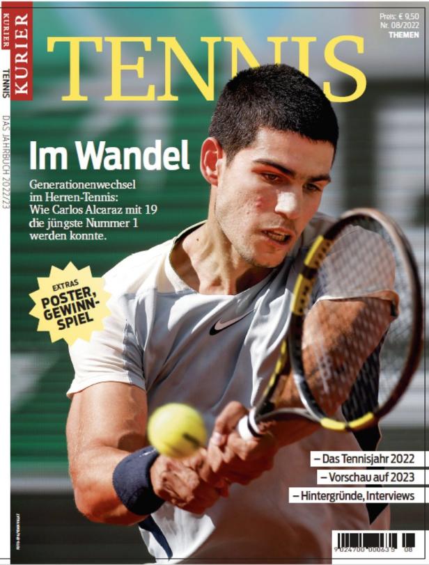 KURIER-Tennismagazin: Stars, Erfolge und Probleme des Sports