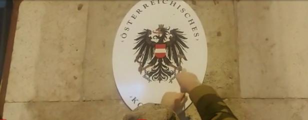 Rechtsextremist führte Proteste vor Österreichs Botschaft in Bukarest an