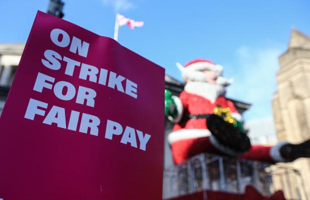 Ein Adventkalender voller Streiks bringt Briten Vorweihnachtschaos
