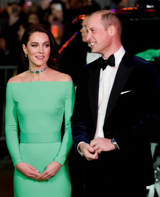FILE PHOTO: Britain's Prince William, Prince of Wales and Catherine, Princess of Wales, attend the Earthshot Prize Awards, in Boston