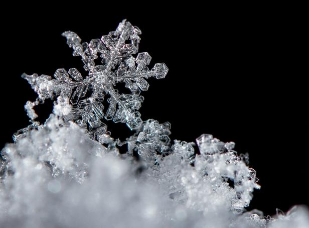 Warum die schönsten Schneeflocken bei minus 15 Grad entstehen