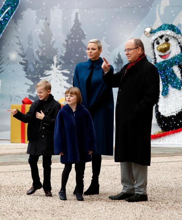 Inauguration of traditional Christmas tree ceremony at Monaco Palace