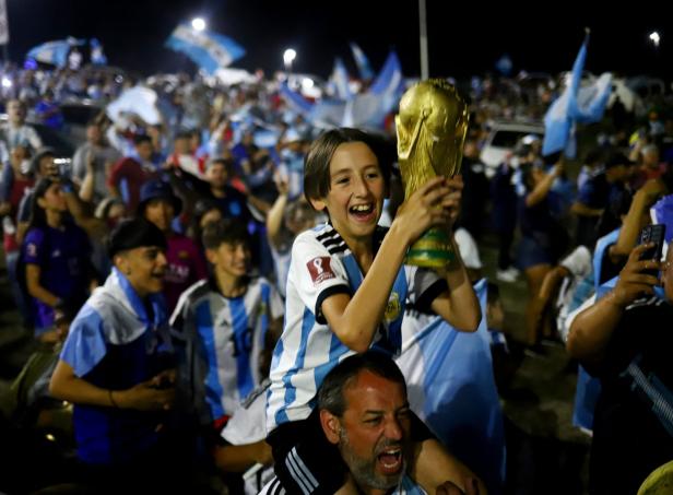 Die Bilder vom triumphalen Empfang für Messi und die WM-Helden