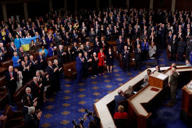 Selenskij vor den US-Abgeordneten im Kongress