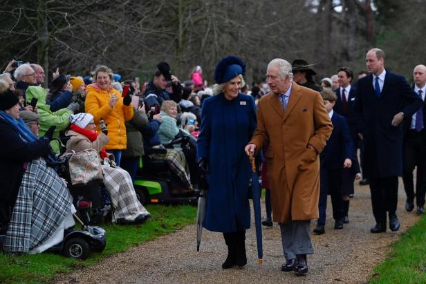 Royal Family's Christmas Day service at the Sandringham estate