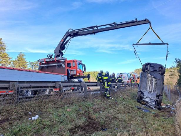 Kleines Weihnachtswunder nach Horrorcrash auf der S6