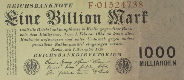 Geld in Schubkarren: Die Hyperinflation von 1923 und ihre Folge