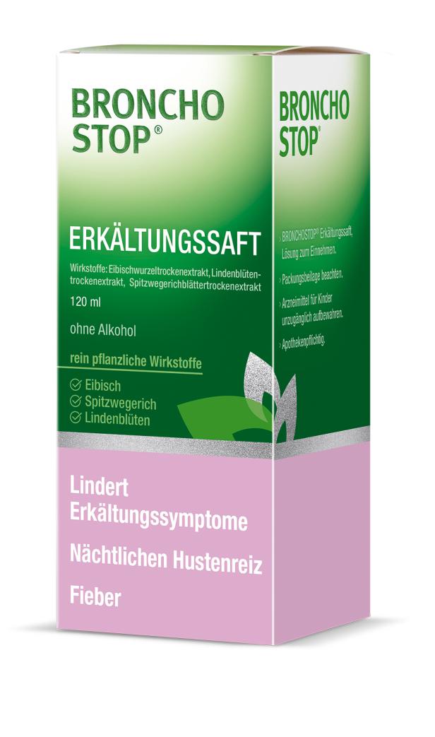 Öffentlicher Produktrückruf ­ Arzneimittel ­ Bronchostop Erkältungssaft, 120 ml