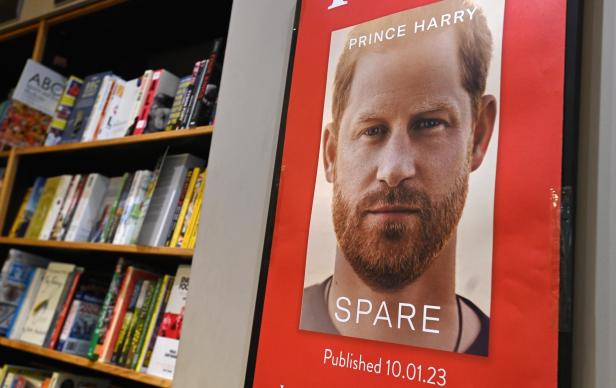 Launch of Prince Harry's book SPARE previews
