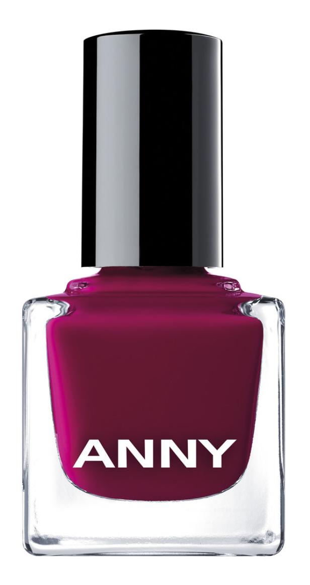 Eine Flasche Nagellack der Marke Anny in einem kräftigen Pinkton.