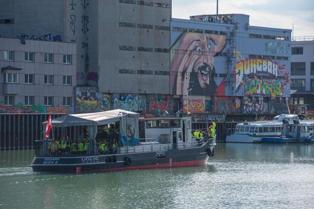 Linz: Der Mural Harbor bekommt einen neuen Anstrich