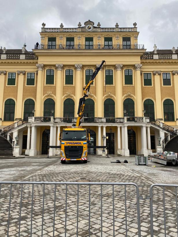 Erstes Set-Foto von Kate Winslet, HBO-Dreh zieht weiter nach Schönbrunn