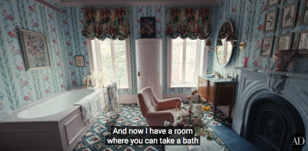 Das Badezimmer von Lily Allen und David Harbour